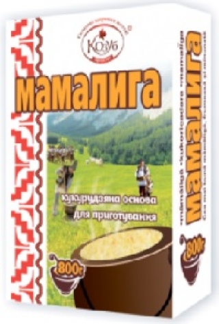 Пластівці &quot;КП&quot; кукурудзяні &quot;Мамалига&quot; в коробці 0,8 кг